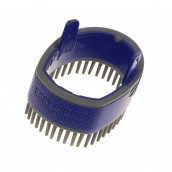 Brosse, embout bleue
