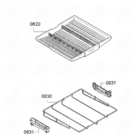 TIROIR À COUVERTS LAVE-VAISSELLE - 00771524