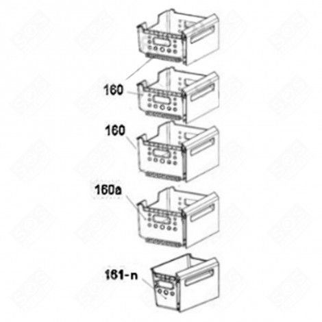 PANIER CENTRALE (REPÈRE 160A) RÉFRIGÉRATEUR, CONGÉLATEUR - 49029021