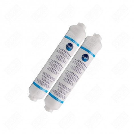 LOT DE 2 CARTOUCHE FILTRE À EAU WPRO USC100 RÉFRIGÉRATEUR, CONGÉLATEUR - 481281718629, 484000008553