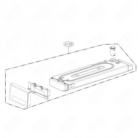 ENVELOPPE D'ÉCRAN REPÈRE A120 SÈCHE-LINGE - AGL76255513