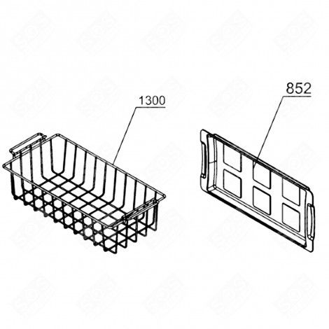 PANIER (REPÈRE 1300) RÉFRIGÉRATEUR, CONGÉLATEUR - 44397