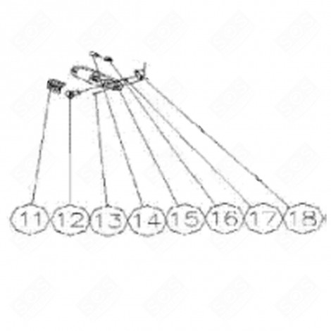 THERMOSTAT (REPÈRE 18) FRIGO, RÉFRIGÉRATEUR, CONGÉLATEUR - 617A74