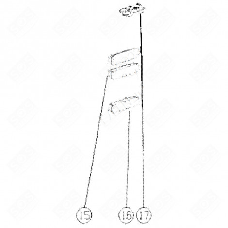 BALCONNET BOUTEILLES (REPÈRE 16) FRIGO, RÉFRIGÉRATEUR, CONGÉLATEUR - 15496