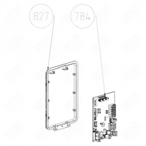 MODULE DE PUISSANCE (REPÈRE 784) RÉFRIGÉRATEUR, CONGÉLATEUR - 5950983801