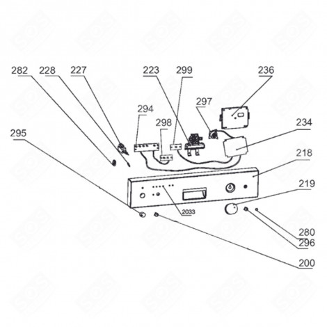 BOITIER LAVE-VAISSELLE - AS0007195