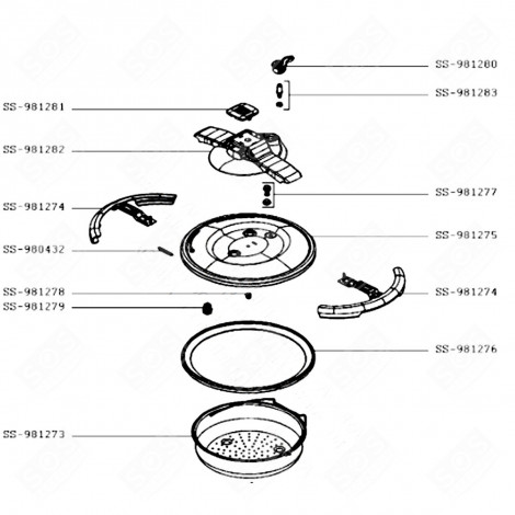 ECROU CLIPSO+ ESSENTIAL (REPÈRE SS-981278) COCOTTE-MINUTE® - SS-981278
