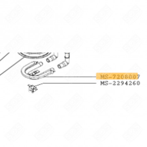 RÉSISTANCE (REPÈRE MS-7208007) CAFETIÈRE, MACHINE À CAFÉ - MS-7208007