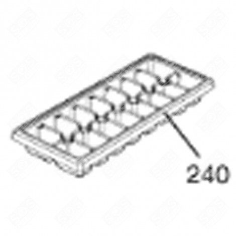 COUVERCLE BAC À GLACE (REPÈRE 240) D'ORIGINE RÉFRIGÉRATEUR, CONGÉLATEUR - C00507314, C00292198