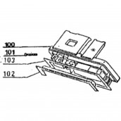 Joint électrodistributeur / contreporte (repère 103)