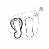 Cache arrière repère 826