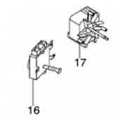 Moteur tourne-broche (repère 16)
