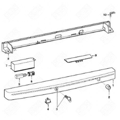 DOUILLE DE LAMPE (REPÈRE 6) RÉFRIGÉRATEUR, CONGÉLATEUR - 45X5970