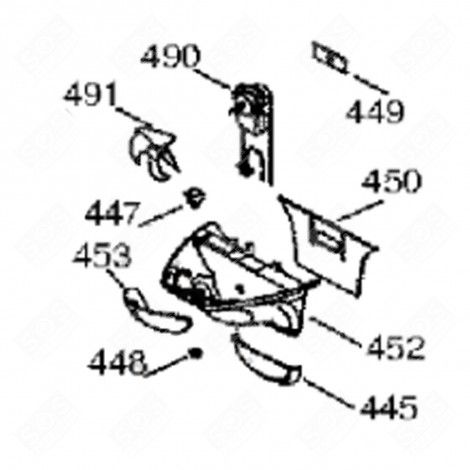 PLAQUE ISOLANTE (REPÈRE 450) RÉFRIGÉRATEUR, CONGÉLATEUR - 41X4653