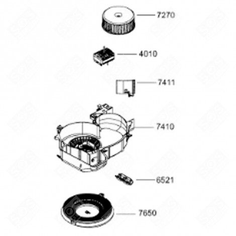 MOTEUR HOTTE - 480122101347