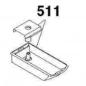 Bac à lessive, bac à détergent (repère 511)