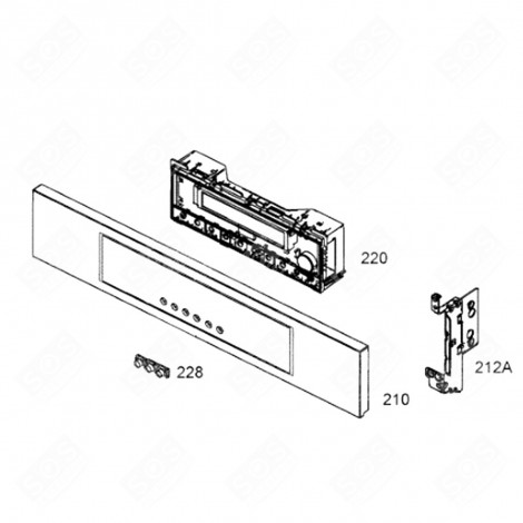 BOUTON FOUR, CUISINIÈRE - 3306185202