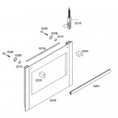 Vitre extérieure (repère 0205)