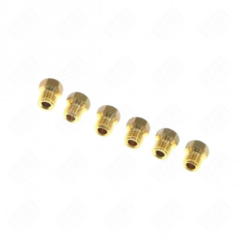 JEU D'INJECTEURS, GICLEURS GAZ BUTANE/PROPANE FOUR, CUISINIÈRE - 0910673