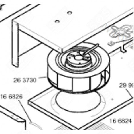 VENTILATEUR HOTTE - 00263730, 263730