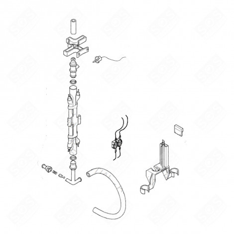 CHAUFFE EAU INSTANTANÉ REPÈRE 207 D'ORIGINE CAFETIÈRE, MACHINE À CAFÉ - 00495811, 495811