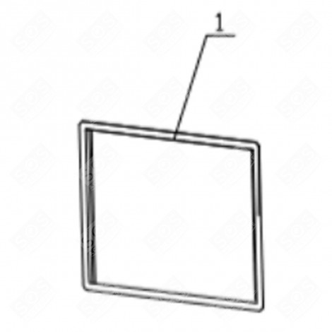 JOINT PORTE FREEZER NOIR FRIGO, RÉFRIGÉRATEUR, CONGÉLATEUR - FR002471