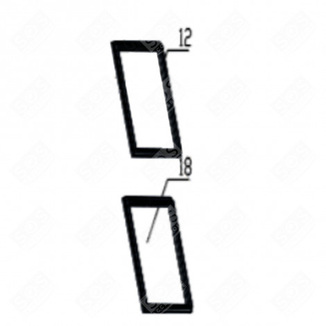 JOINT PORTE FREEZER (REPÈRE 18) FRIGO, RÉFRIGÉRATEUR, CONGÉLATEUR - FR000291