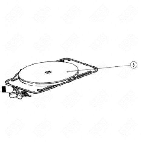 KIT GRAND FOYER 280 MM DROITE PLAQUE DE CUISSON - CU000056