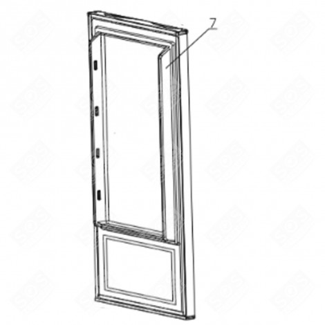 PORTE REF SILVER FRIGO, RÉFRIGÉRATEUR, CONGÉLATEUR - FR005017