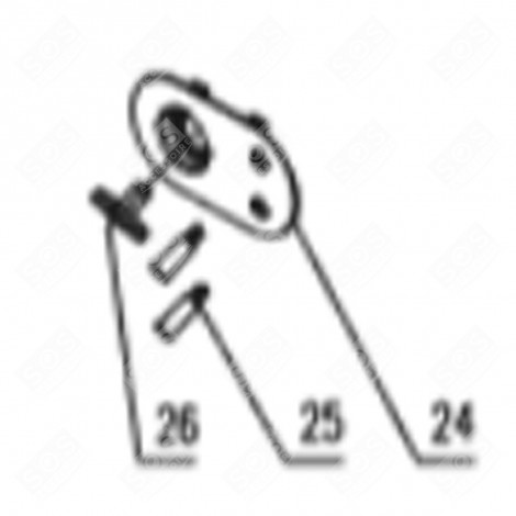 BANDEAU DE COMMANDES (REPÈRE 24) FRIGO, RÉFRIGÉRATEUR, CONGÉLATEUR - FR002734