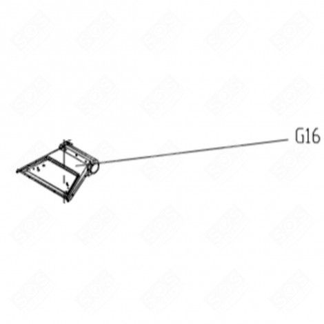 VENTILATEUR TANGENTIEL FOUR, CUISINIÈRE - CU000680