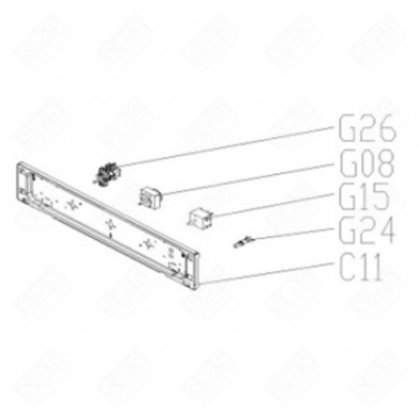MINUTERIE (REPÈRE G08) FOUR, CUISINIÈRE - CU003976