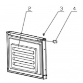 Porte Freezer (repère 2)