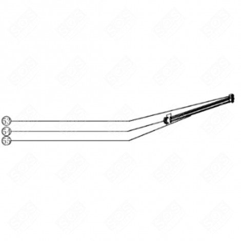 GUIDE PANIER SUPERIEUR LAVE-VAISSELLE - LA000110