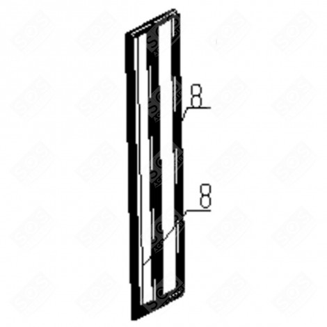 JOINT PORTE FREEZER (REPÈRE 8) FRIGO, RÉFRIGÉRATEUR, CONGÉLATEUR - FR000221