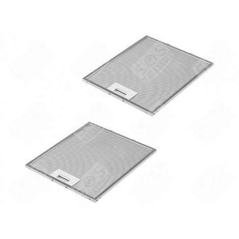 LOT DE 2 - FILTRE MÉTAL (ANTI GRAISSES) 267X305MM HOTTE - C00242705, C00280008