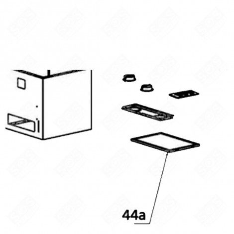 FILTRE À GRAISSE MÉTALLIQUE REPÈRE 44A HOTTE - 49036071