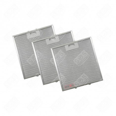 LOT DE 3 - FILTRE MÉTAL D'ORIGINE (ANTI GRAISSES) 267X305MM HOTTE - C00242705, C00280008