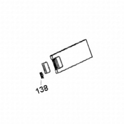 Ressort fermeture portillon (repère 138)