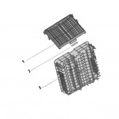 Panier supérieur complet repère 3