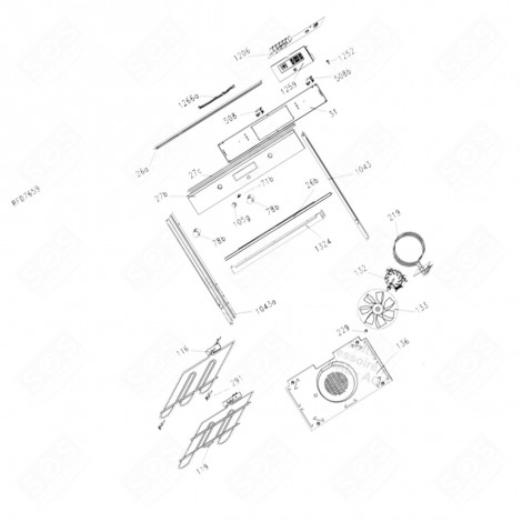 TABLEAU DE BORD REPÈRE 31 FOUR, CUISINIÈRE - 41011593