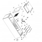 Platine led repère 22