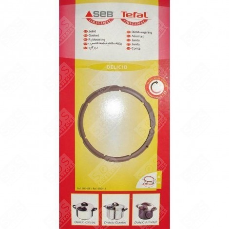JOINT DE COUVERCLE DELICIO 253 8-10L COCOTTE-MINUTE® - SS-980156, 980158