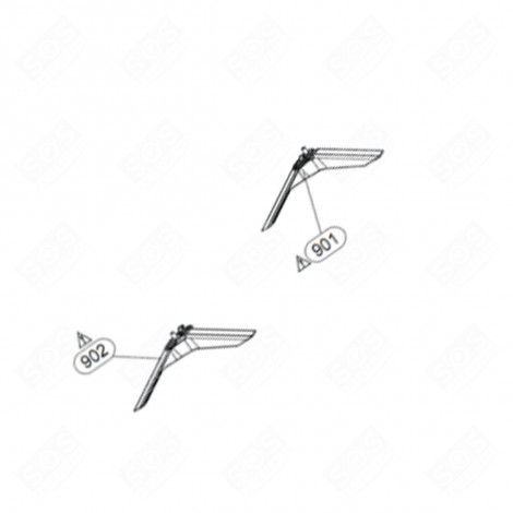 PIED DROIT REPÈRE 902 TÉLÉVISION - AAN77369696