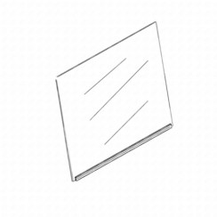 Vitre intérieure d'origine 493 x 405 mm