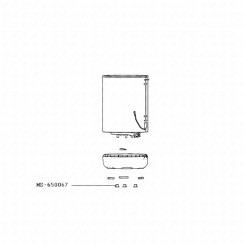 Entretoise vis socle (repère MS-650067)