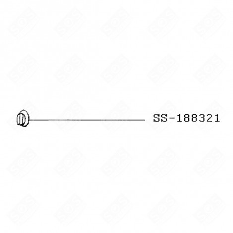 BOUTON THERMOSTAT  FOUR, CUISINIÈRE - SS-188321, SS-1600005682