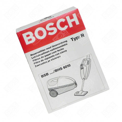 SACHET DE SACS PAPIER BBZ 1 AF 1 TYPE R ASPIRATEUR - 00460652