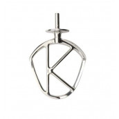 Batteur K en inox  pour robots MAJOR et COOKING CHEF