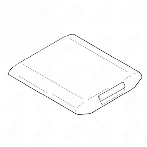 COUVERCLE + POIGNÉE MACHINE À LAVER, LAVE-LINGE - 43022558